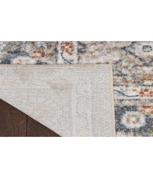 Nourison Astra Machine Washable Gold Grey ASW16 2 ft. X 6 ft. Rectangle Rug