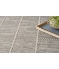 Nourison Serenity Home Light Grey SRH05 2 ft. 2 in. X 7 ft. 6 in. Rectangle Rug