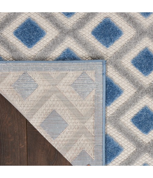 Nourison Aloha Area Rug ALH26-Blue/Grey