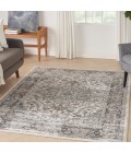 Nourison Quarry Ivory Grey QUA05 4 ft. X 6 ft. Rect. Rug