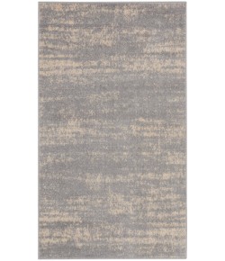 Nourison Essentials - Nre03 Grey Beige Area Rug 2 ft. X 4 ft. Rectangle