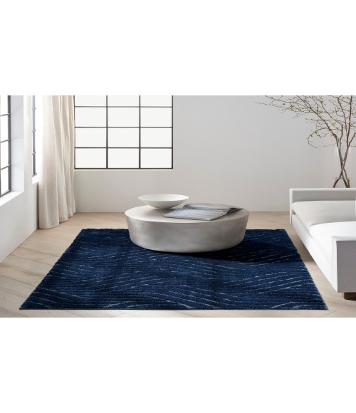 Calvin Klein Surfaces Navy SFC01 3 ft. 11 in. X 5 ft. 11 in. Rectangle Rug