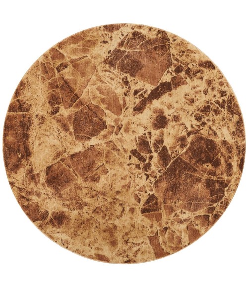 Nourison Somerset Round Area Rug ST745-Latte