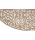 Nourison Jubilant Taupe JUB06 8 ft. Round Rug