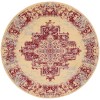 Nourison Grafix - Grf14 Cream Red Area Rug 5 ft. 3 X Round