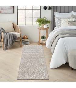 Michael Amini Nourison Ma30 Star - Smr03 Taupe Area Rug 2 ft. 3 in. X 8 ft. Runner