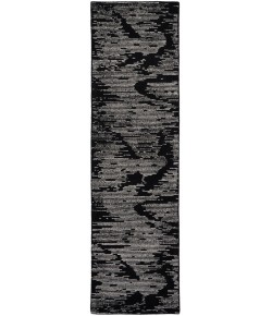 Michael Amini Nourison Ma30 Star - Smr02 Black Ivory Area Rug 2 ft. 3 in. X 8 ft. Runner