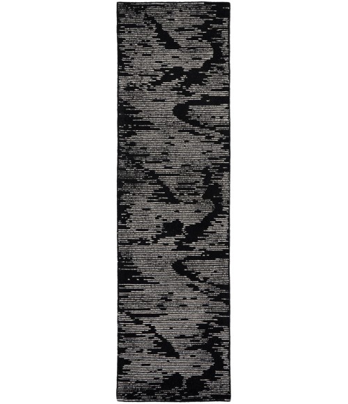 Michael Amini Ma30 Star Area Rug SMR02 Black Ivory