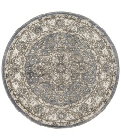 Nourison Home Concerto Blue CNC05 4 ft. Round Rug