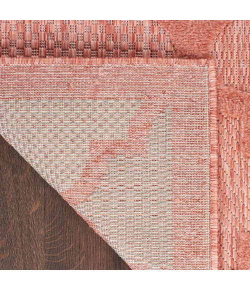 Nourison Easy Care Area Rug Nourison Easy Care Area Rug NES01 Coral/Orange