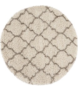 Nourison Amore - Amor2 Cream Area Rug 3 ft. 11 X Round