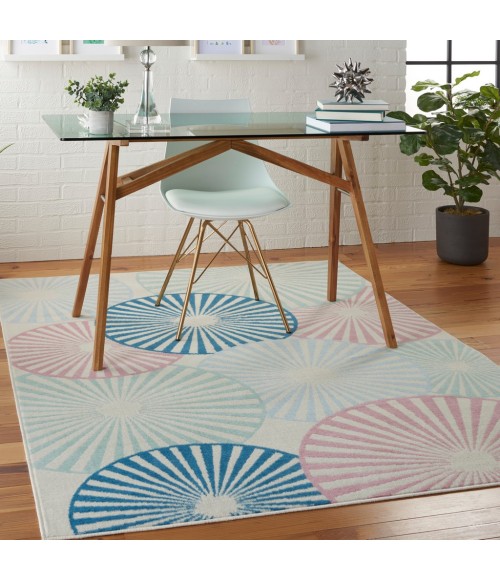 Nourison Grafix Area Rug GRF20-Ivory/Multi