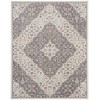 Nourison Elation - Etn08 Ivory Grey Area Rug 9 ft. X 12 ft. Rectangle