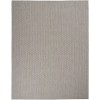 Nourison Courtyard - Cou01 Ivory Charcoal Area Rug 7 ft. X 10 ft. Rectangle