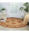 Nourison Living Treasures Round Area Rug LI04-Ivory