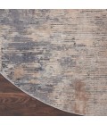 Nourison Rustic Textures Area Rug RUS05 Beige/Grey 5'3" Round