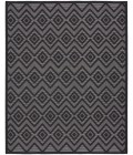 Nourison Versatile Area Rug NRV01 Charcoal/Black