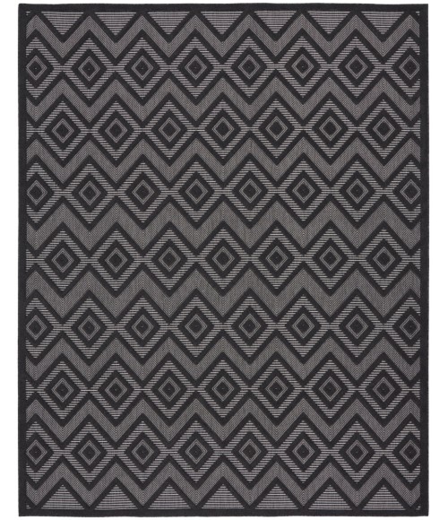 Nourison Versatile Area Rug NRV01 Charcoal/Black