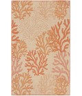 Nourison Garden Oasis Coral GOA05 5 ft. X 7 ft. Rectangle Rug