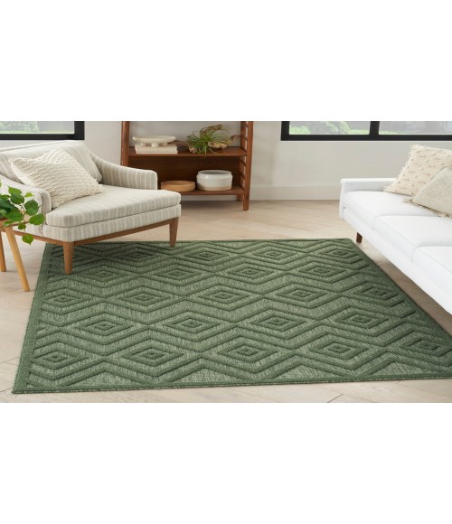 Nourison Versatile Green NRV01 4 ft. X 6 ft. Rectangle Rug