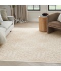 Nourison Jubilant Ivory Beige JUB06 9 ft. X 12 ft. Rect. Rug