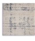 Nourison Rustic Textures Ivory Blue RUS06 6 ft. X 9 ft. Rect. Rug