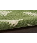Nourison Accent Decor/Xmas Olive 173JP 2 ft. X 4 ft. 2 in. Rectangle Rug