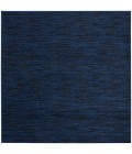 Nourison Essentials Midnight Blue Area Rug NRE01-Midnight Blue