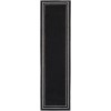 Nourison Essentials - Nre02 Black Ivory Area Rug 2 ft. X 6 ft. Runner