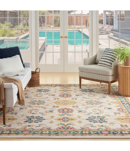 Nourison Home Nourison Essentials Ivory Gold NRE05 8 ft. X 10 ft. Rectangle Rug