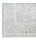 Nourison Astra Machine Washable Light Grey ASW11 4 ft. X 6 ft. Rect. Rug