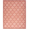 Nourison Easy Care - Nes01 Coral Orange Area Rug 8 ft. X 10 ft. Rectangle