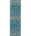 Nourison Tranquil Runner Area Rug TRA04-Turquoise