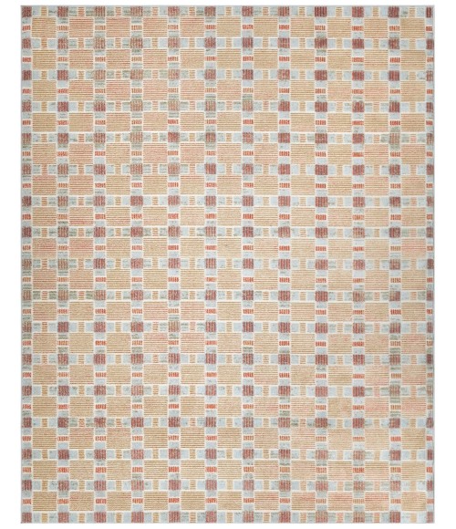 Nourison Nordic Rust Multicolor NRC14 8 ft. X 10 ft. Rect. Rug