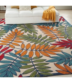 Nourison Aloha - Alh18 Multicolor Area Rug 9 ft. X 12 ft. Rectangle
