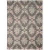 Nourison Tranquil(Traql) - Tra09 Grey Pink Area Rug 6 ft. X 9 ft. Rectangle