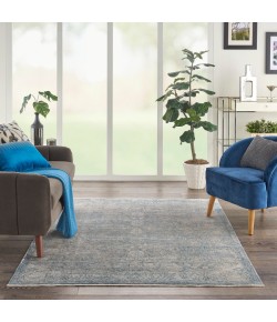 Nourison Starry Nights - Stn01 Cream Blue Area Rug 5 ft. 3 X 7 ft. 3 Rectangle