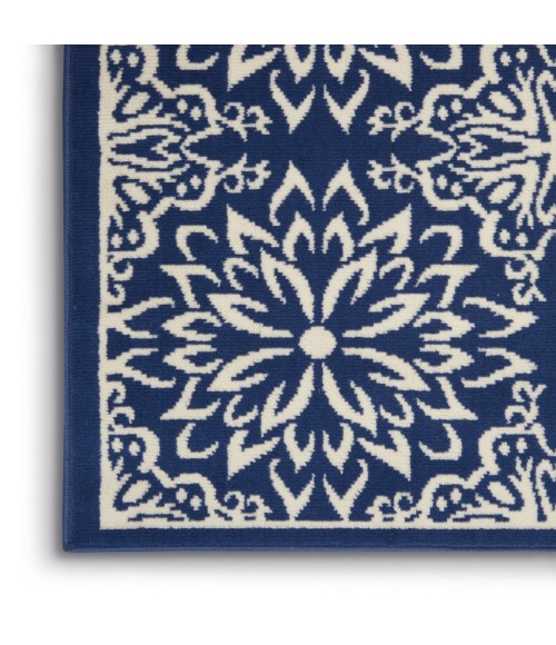 Nourison Jubilant Area Rug JUB06-Navy/Ivory