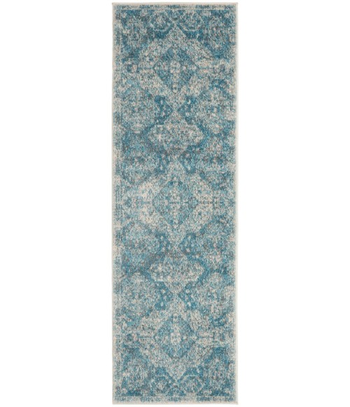 Nourison TRANQUIL Area Rug Nourison Tranquil Area Rug TRA13-Lt.Blue/Ivory