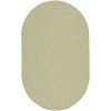 Nourison Courtyard Ivory Green COU01 5 ft. X 8 ft. Oval Rug