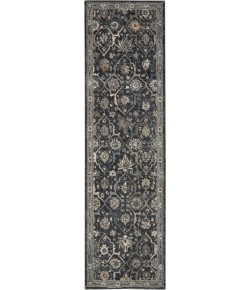 kathy ireland Home Ki38 Moroccan Celebr - Ki385 Navy Area Rug 2 ft. 2 X 7 ft. 6 Rectangle