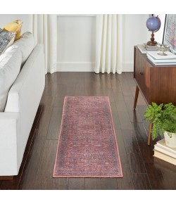 Nicole Curtis Nicolecurtis Series1 - Sr102 Brick Area Rug 2 ft. 2 in. X 8 ft. Runner