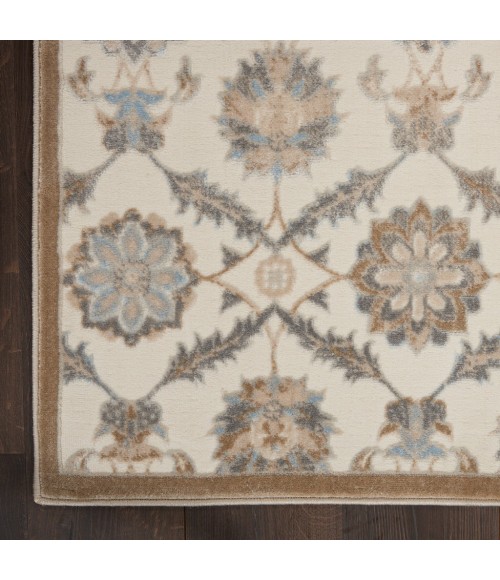 Nourison GRAND VILLA Area Rug Kathy Ireland Grand Villa Area Rug KI82-Cream