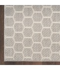 Nourison Reversible Indoor Outdoor Grey RVB01 2 ft. 2 in. X 10 ft. Rect. Rug