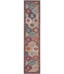 Nourison Parisa - Psa05 Multicolor Area Rug 2 ft. 3 in. X 10 ft. Runner