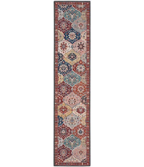 Nourison Parisa Area Rug PSA05 Multicolor 2'3" x 10'