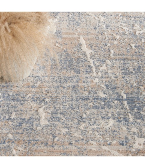 Nourison Splendid Beige Blue SLD02 7 ft. 10 in. X 9 ft. 10 in. Rect. Rug