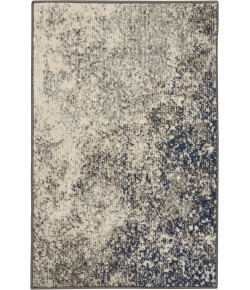Nourison Passion - Psn10 Charcoal Ivory Area Rug 1 ft. 10 X 2 ft. 10 Rectangle