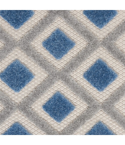 Nourison Aloha Area Rug ALH26-Blue/Grey