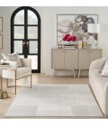 Inspire Me! Home Décor Brushstrokes Area Rug BSK04 Silver Grey